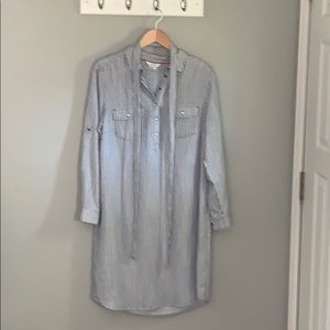 Black & White Stripe Large Boden Dress